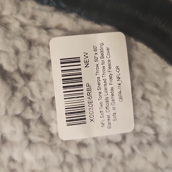 NFL Greenbay Packers Sherpa size 50x60 NEW - Picture 7 of 7